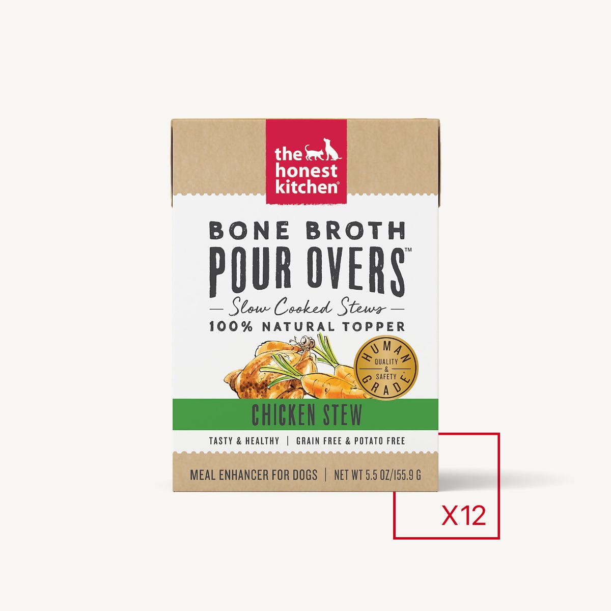 The Honest Kitchen - Bone Broth Pour Overs - Chicken (Wet Dog Food)